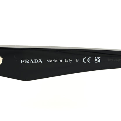 Prada Acetate Oval Sunglasses SPR 26Z Black 5 of 7