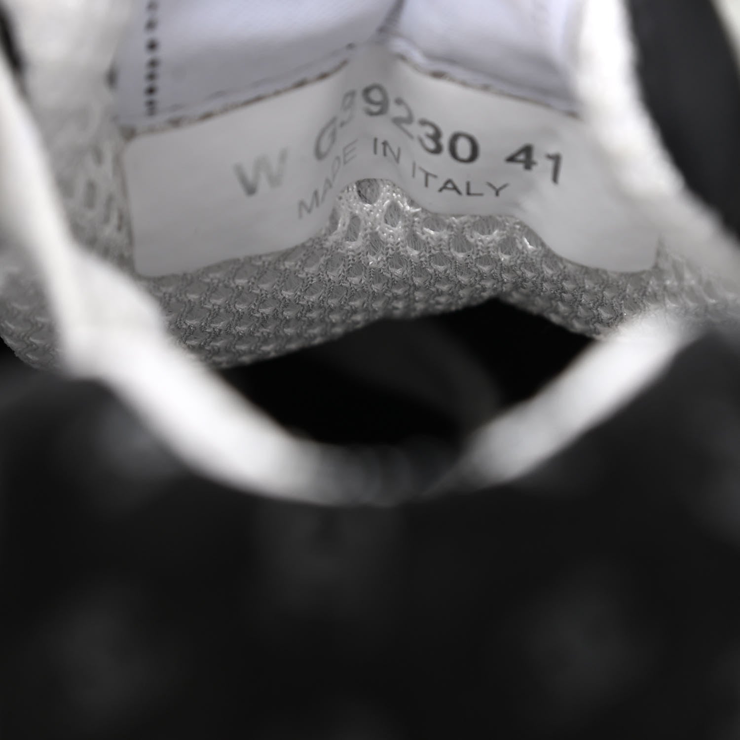 Chanel Suede Calfskin Printed CC Sneakers 41 White Black 8 of 9