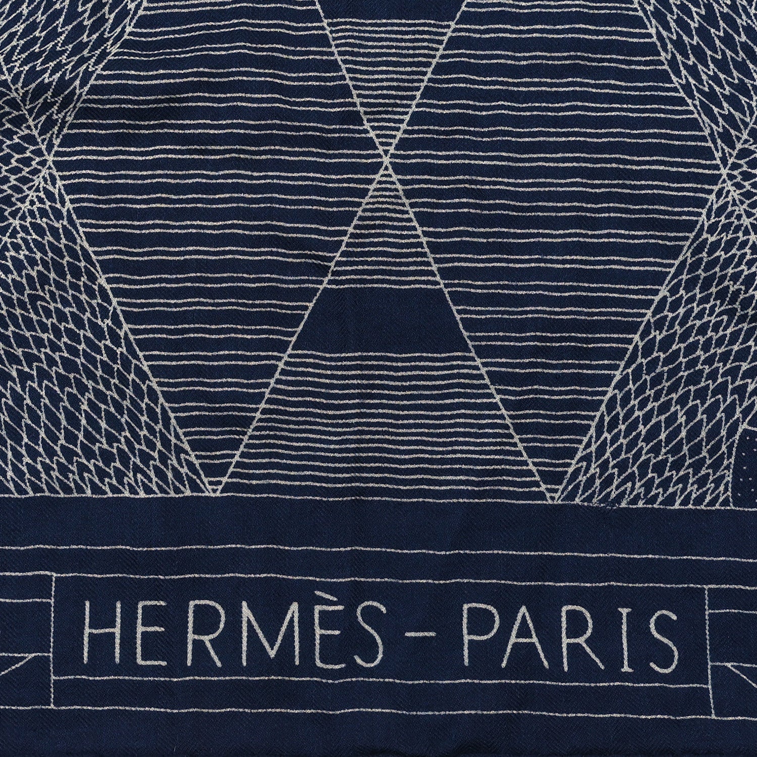 Hermes Cashmere Silk Patchwork Horse Shawl 140 2 of 4