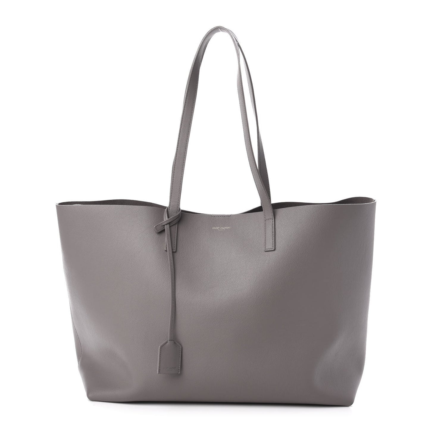 Calfskin Large Shopping Tote Earth