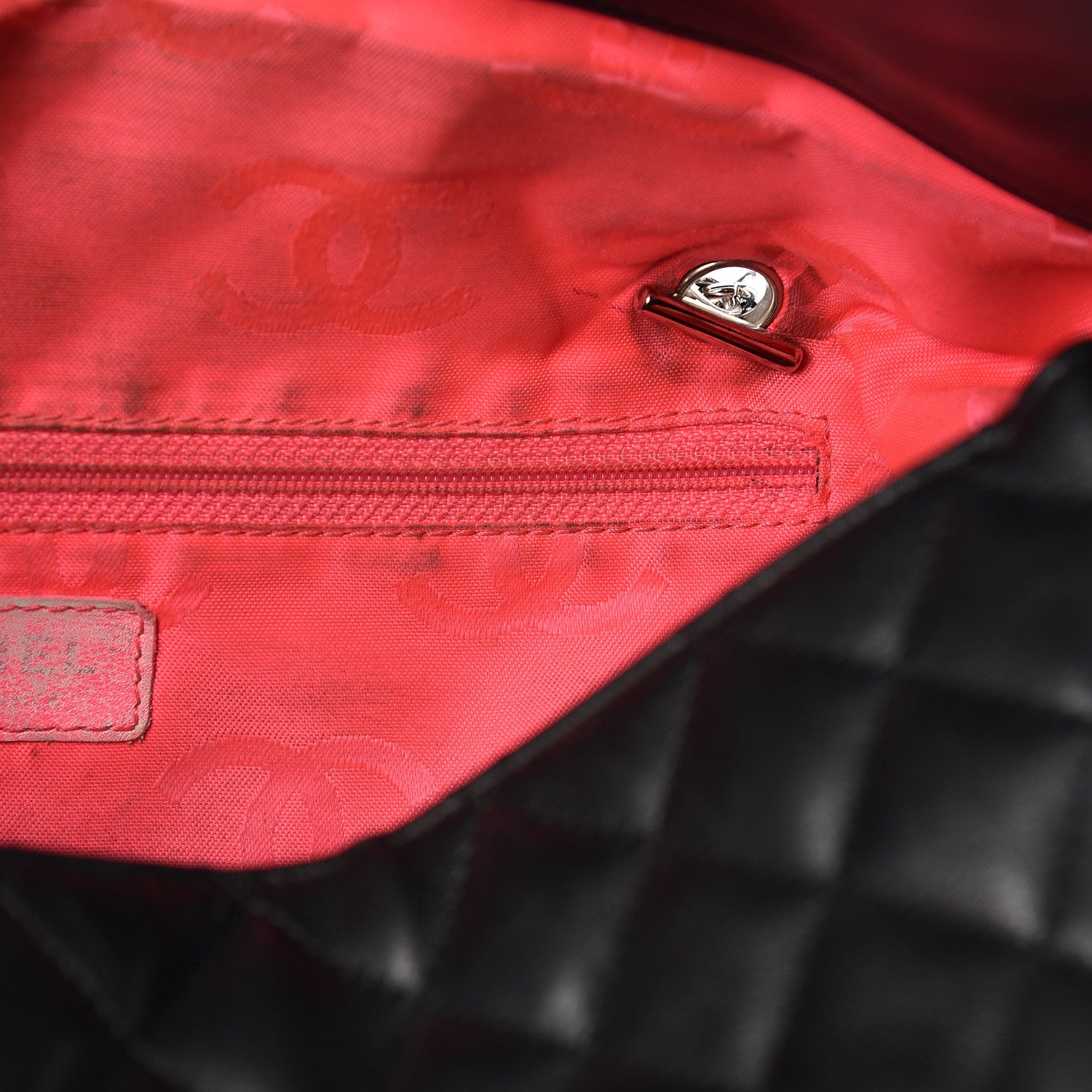 Chanel Calfskin Quilted Large Cambon Flap Black 11 of 19