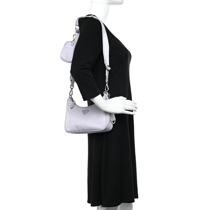 Prada Re-Nylon Saffiano Re-Edition 2005 Shoulder Bag Glicine 2 of 10