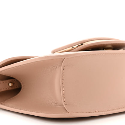Valentino Garavani Calfskin Enamel Vlogo Small Loco Shoulder Bag Rose Cannelle 9 of 10