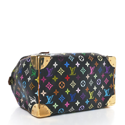Louis Vuitton Monogram Multicolor Speedy 30 Black 4 of 9