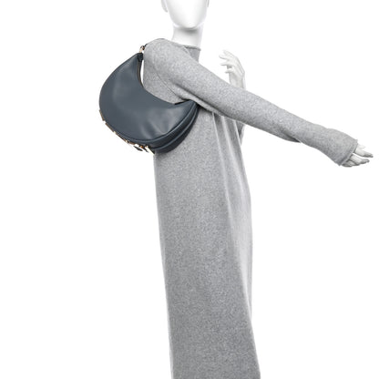 Fendi Vitello Grace Matte Small Fendigraphy Hobo Bag Tempesta 2 of 10