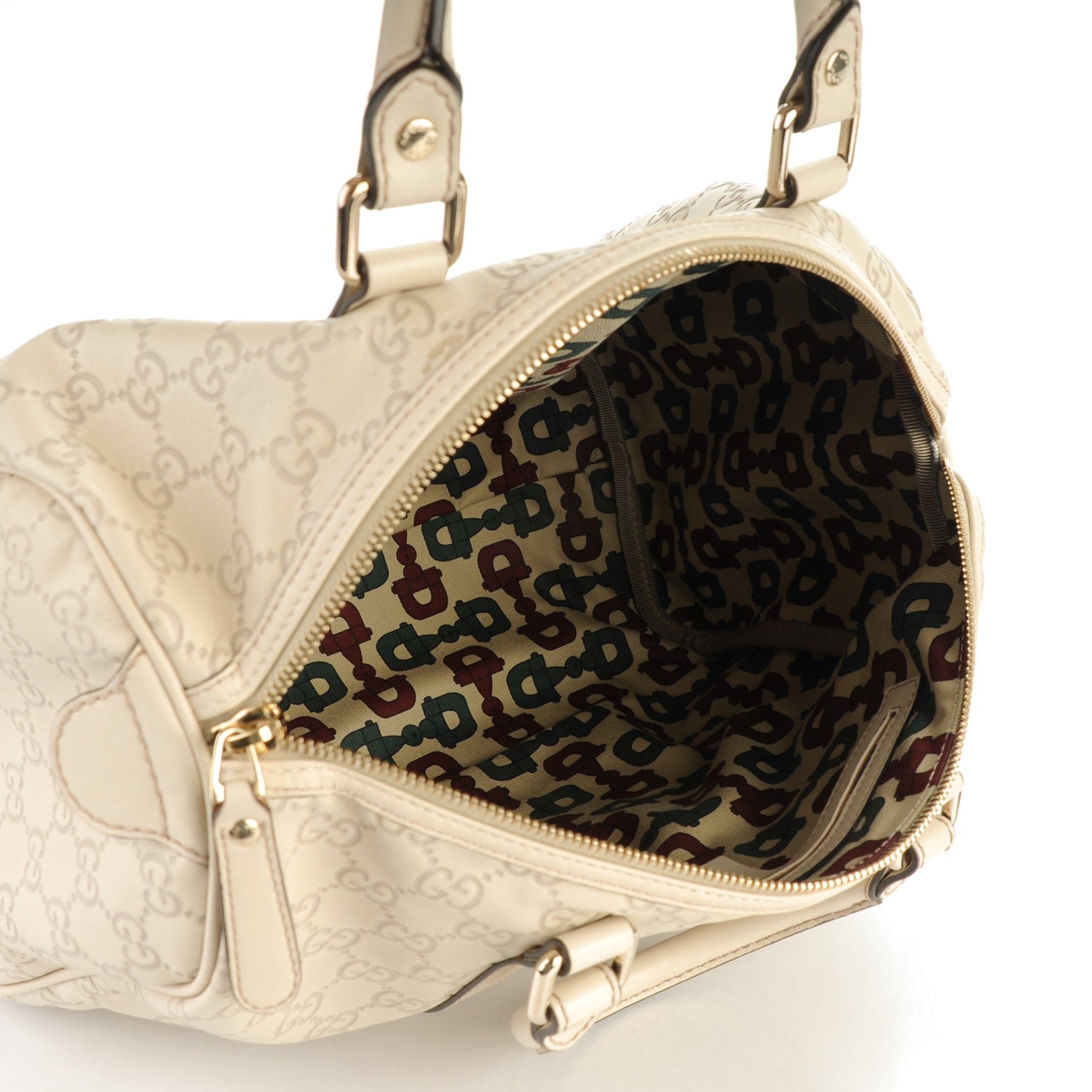 Gucci Guccissima Medium Joy Boston Off White 5 of 7