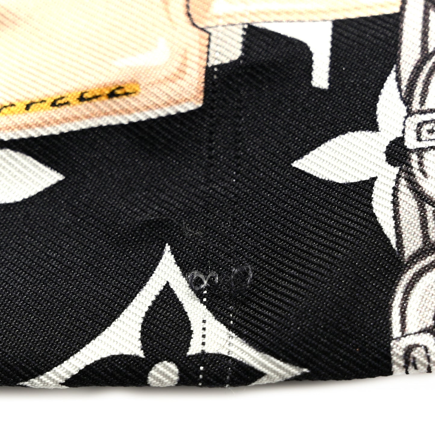 Silk Monogram Confidential Bandeau Black