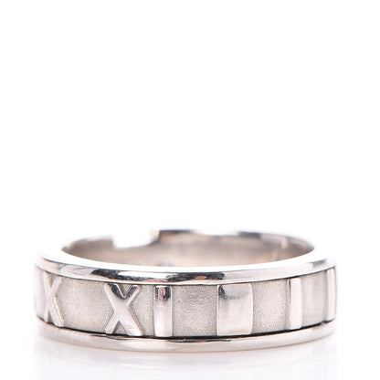 Tiffany 18K White Gold Diamond Atlas Ring 50.6 5.5 4 of 5