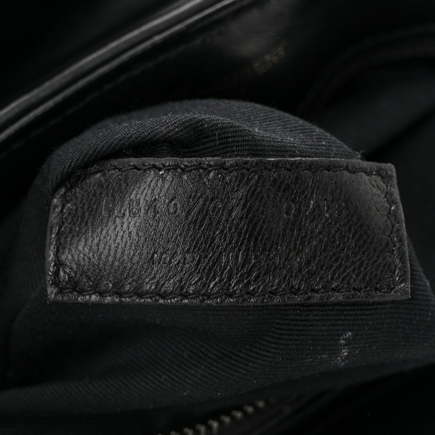 Saint Laurent Calfskin Y Quilted Monogram Monochrome Toy Loulou Crossbody Bag Black 7 of 12