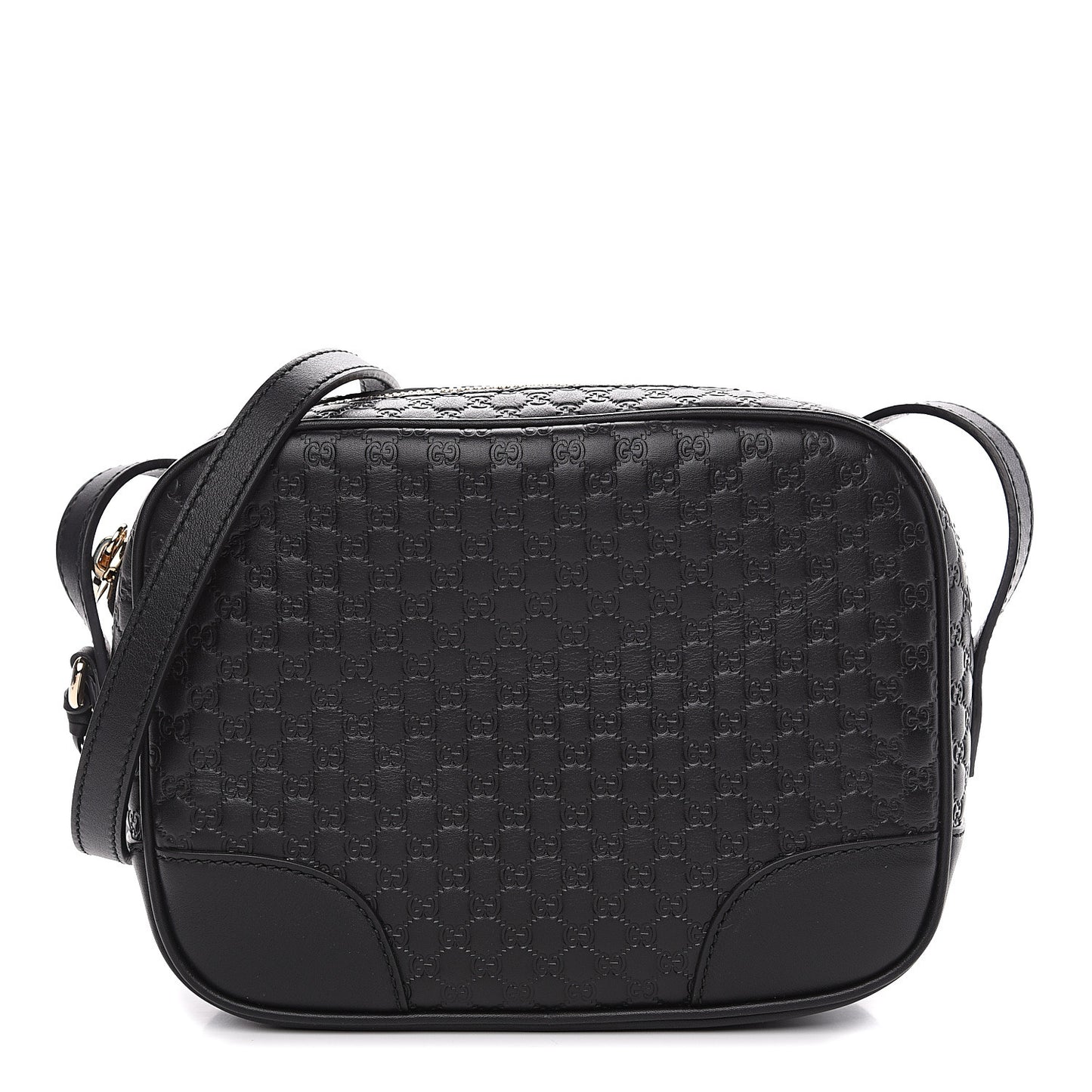 Microguccissima Mini Bree Messenger Bag Black