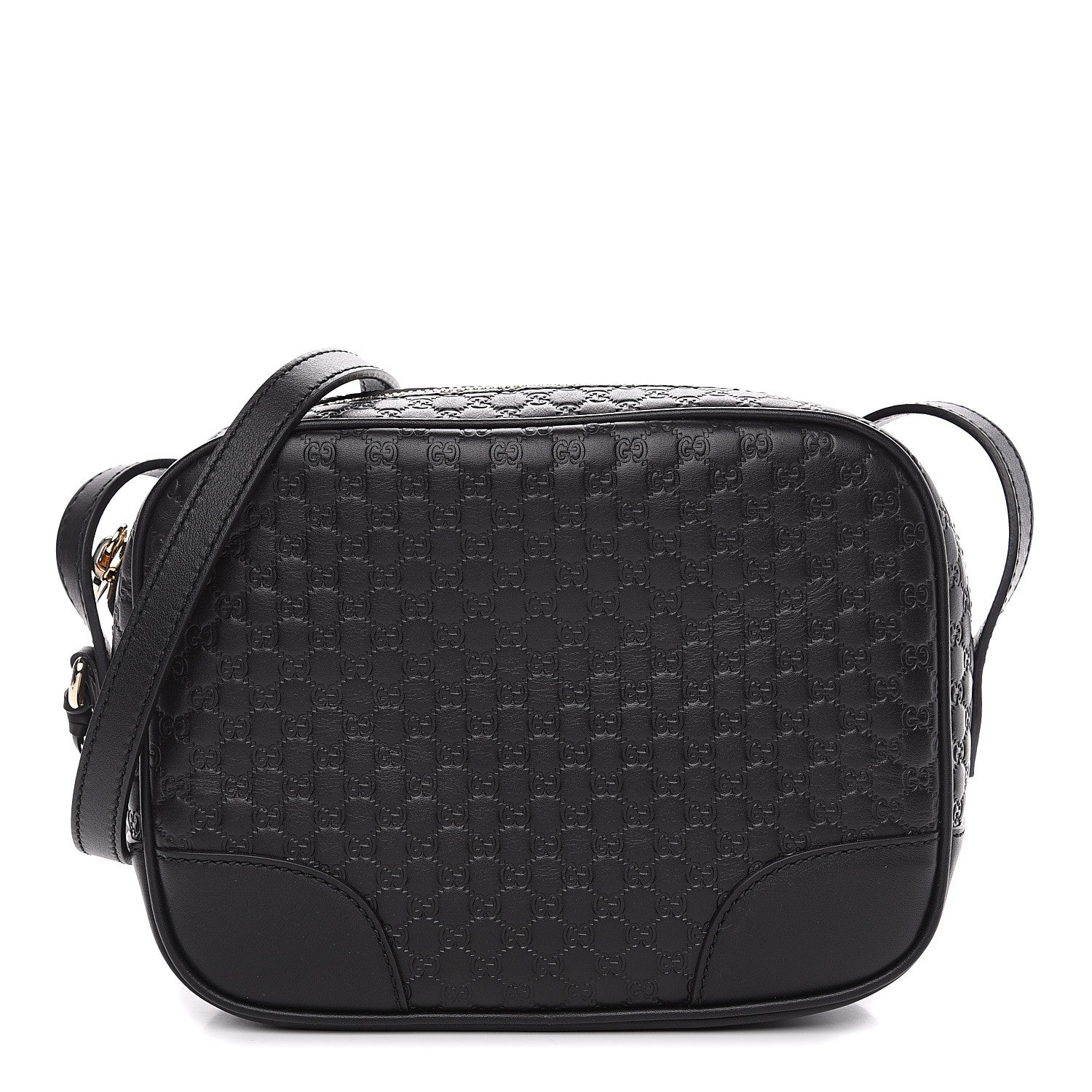 Gucci Microguccissima Mini Bree Messenger Bag Black 1 of 9