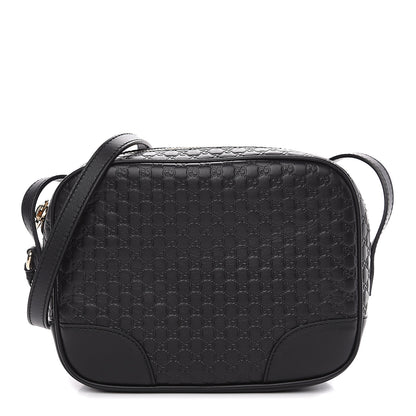 Gucci Microguccissima Mini Bree Messenger Bag Black 1 of 9