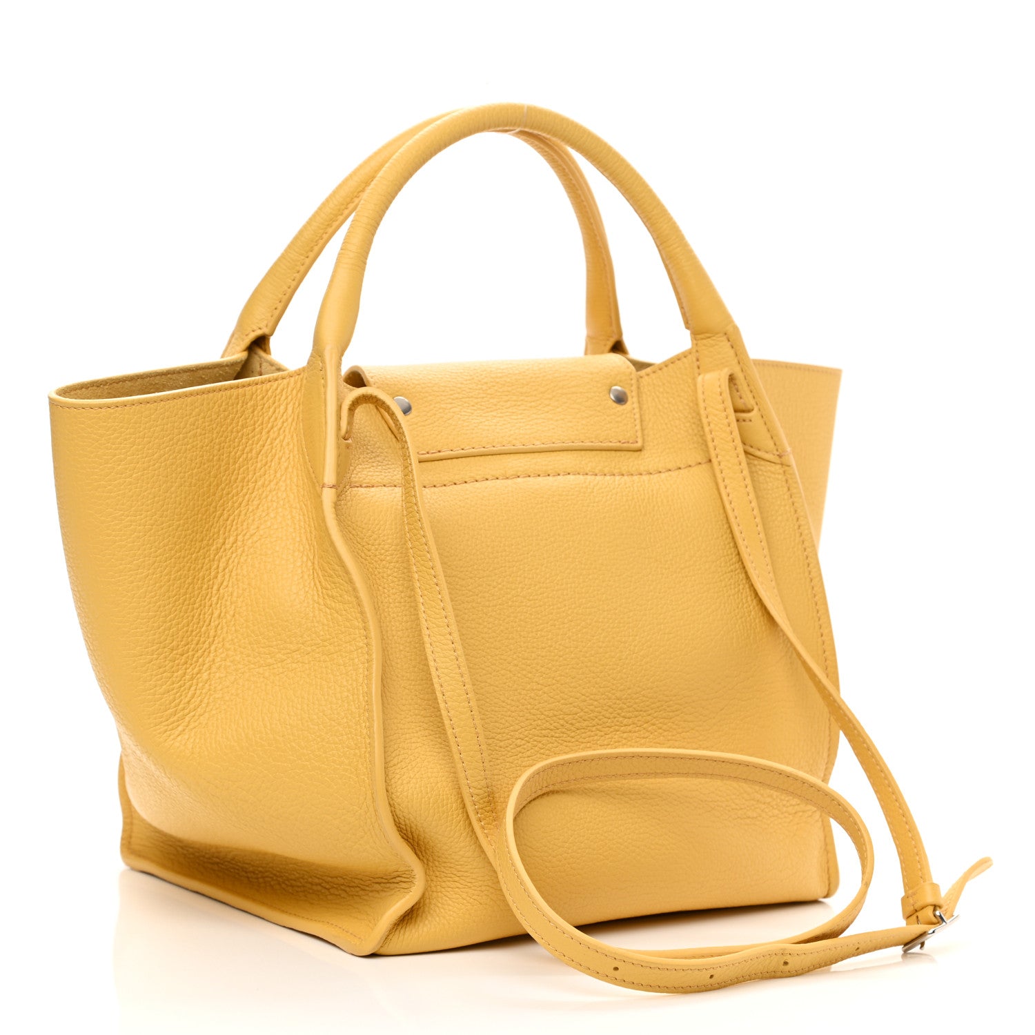 Celine Supple Grained Calfskin Small Big Bag Sunflower 3 of 8