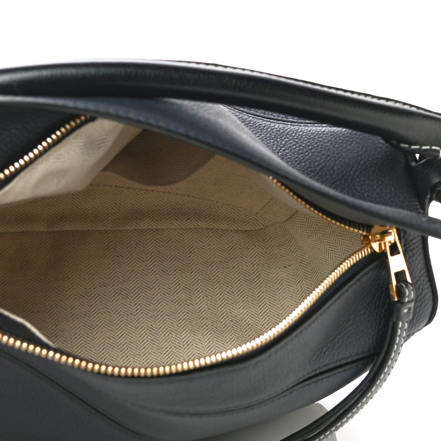 Loewe Calfskin Small Puzzle Bag Midnight Blue Black 5 of 10