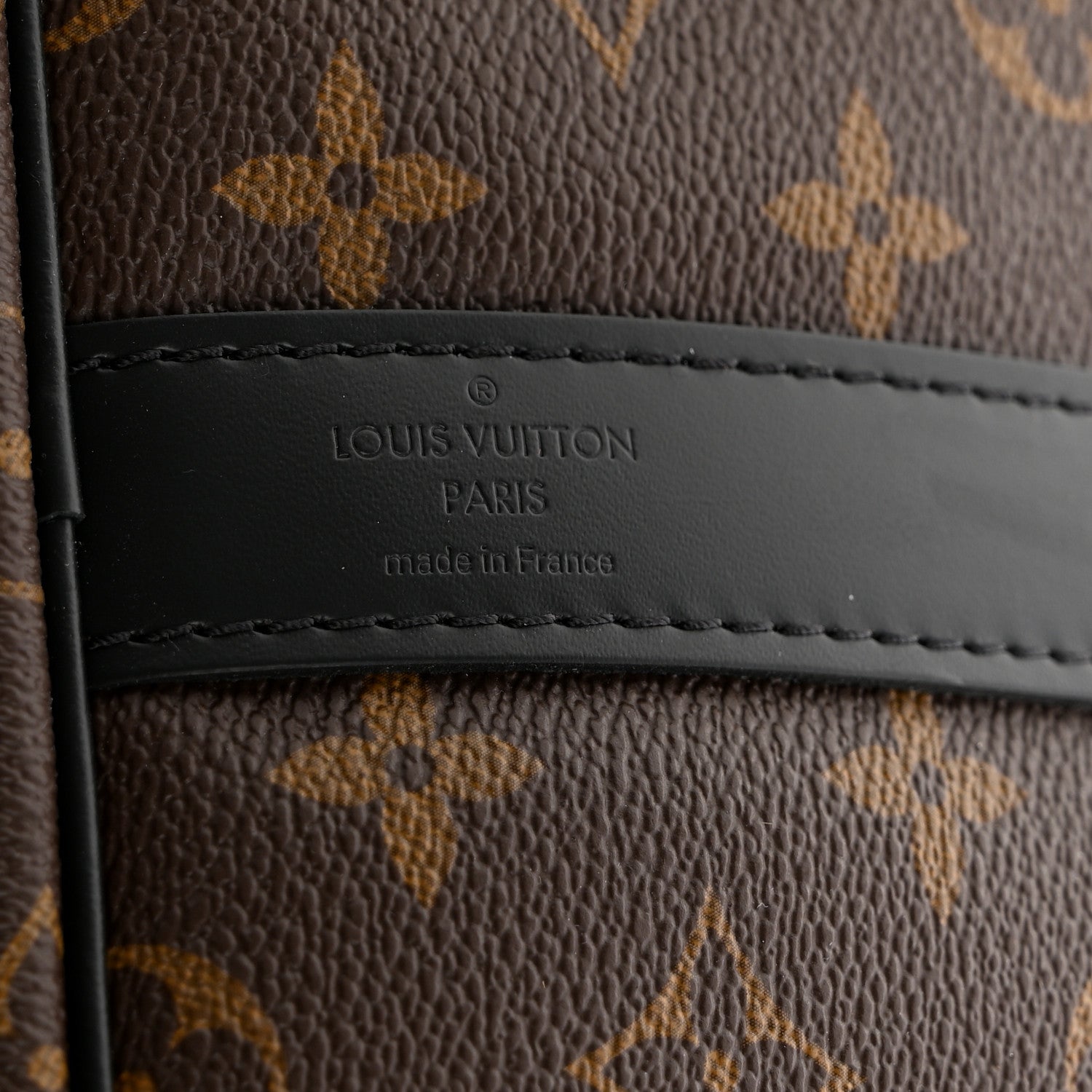 Louis Vuitton Monogram Macassar Keepall Bandouliere 55 5 of 9