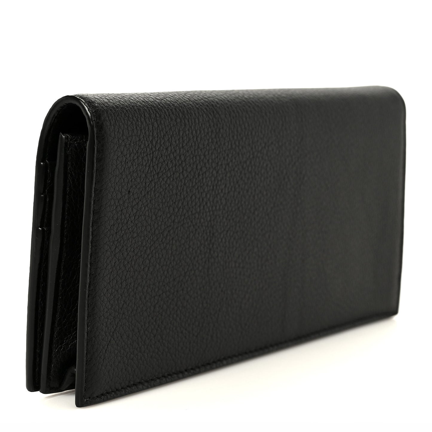Calfskin Tiny Monogram Cassandre Wallet Black