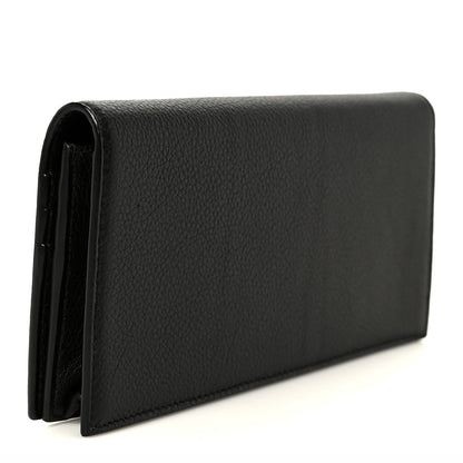 Saint Laurent Calfskin Tiny Monogram Cassandre Wallet Black 3 of 8