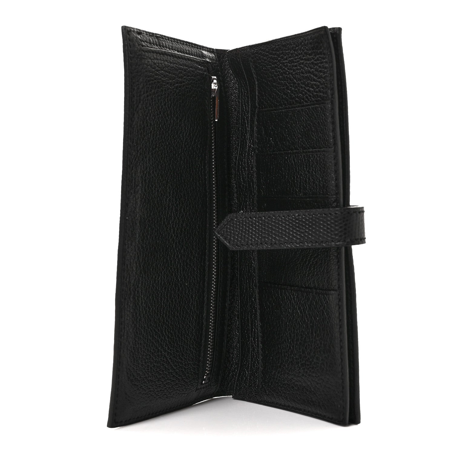 Hermes Niloticus Lizard Bearn Wallet Black 5 of 8