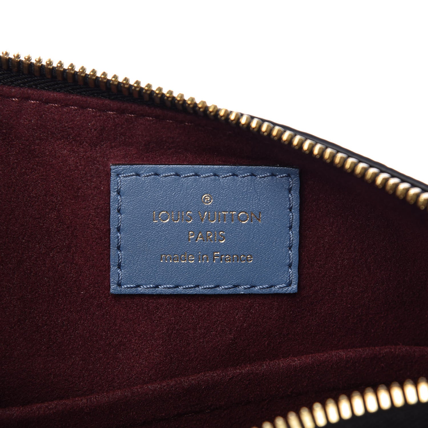 Louis Vuitton Monogram Beaubourg Hobo Mini Bordeaux Red Peach Safran Blue Jean Blue 6 of 12