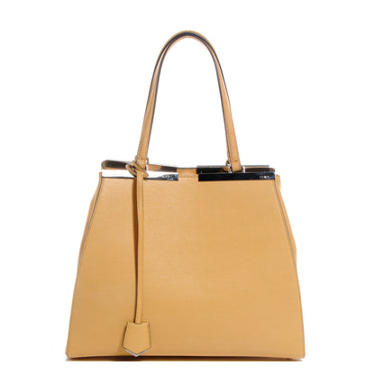 Fendi Vitello Elite Flamingo Large 3Jours Tote Giallo Alchemy 1 of 12
