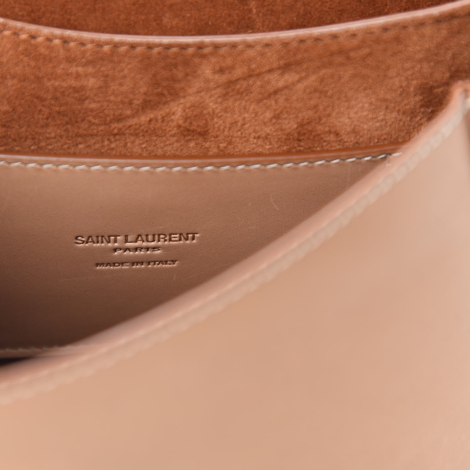 Saint Laurent Smooth Calfskin Cotton Canvas Small Kaia Satchel Natural Beige 10 of 13