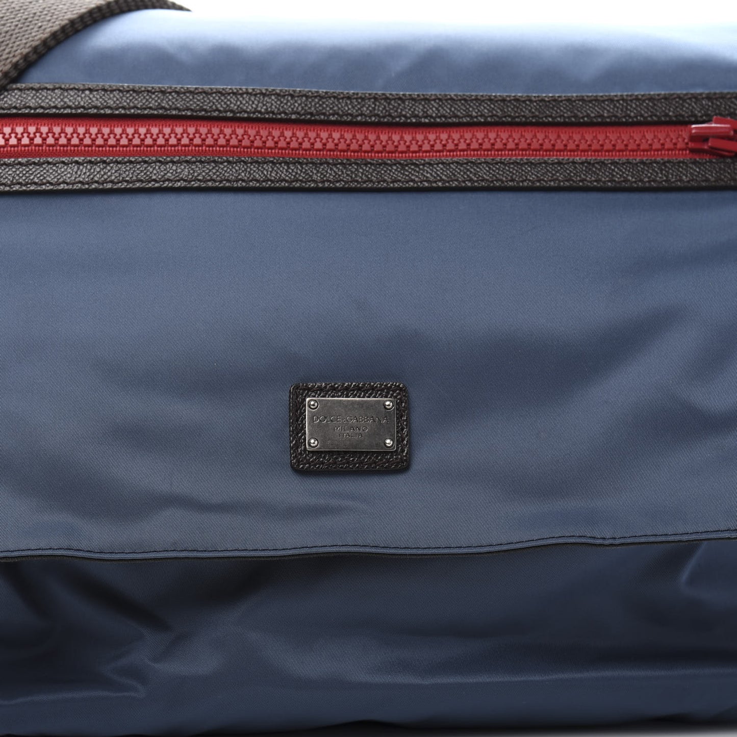 Nylon Messenger Bag Blue Multicolor