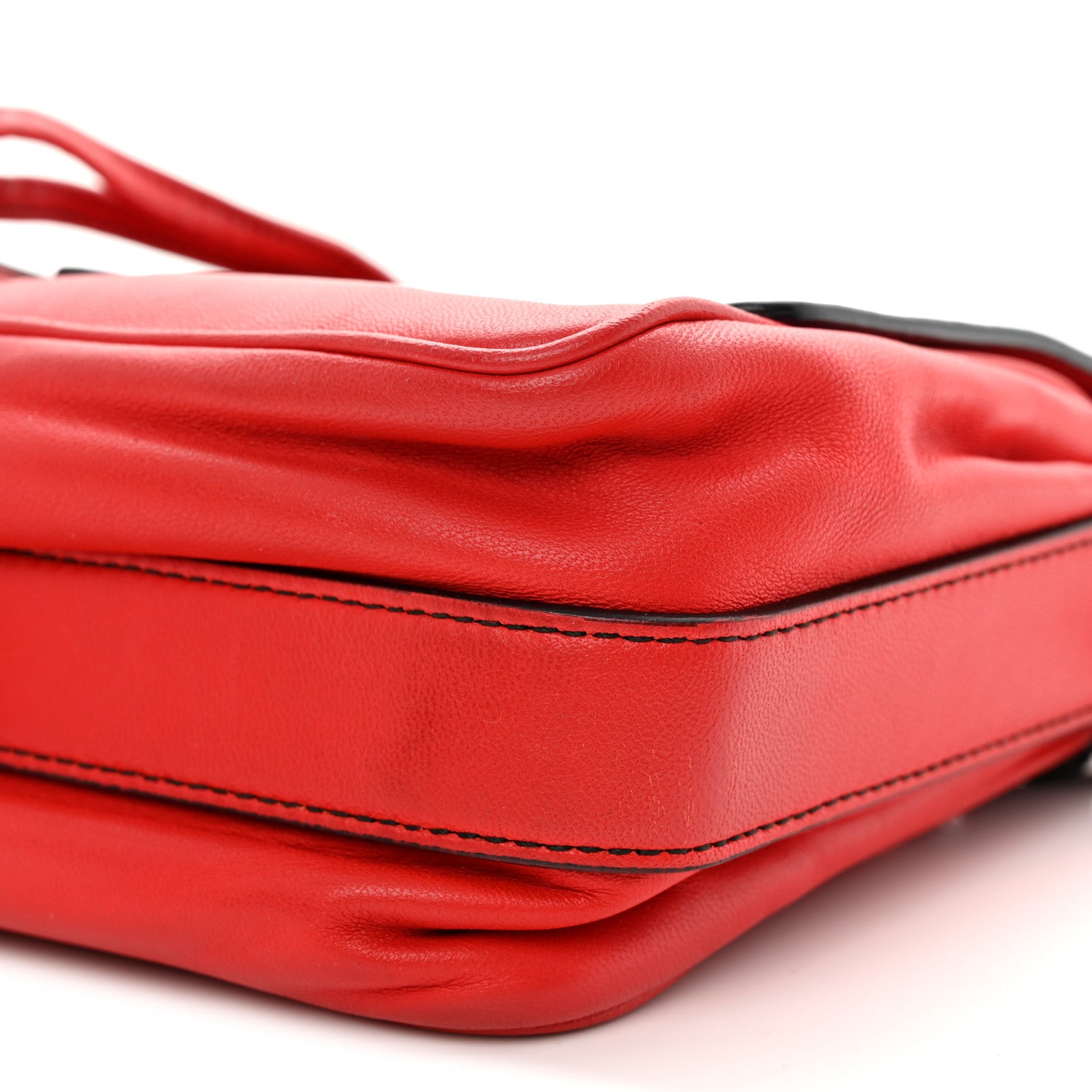 Bottega Veneta Nappa Intrecciato Small Double Pocket Flap Red 10 of 10