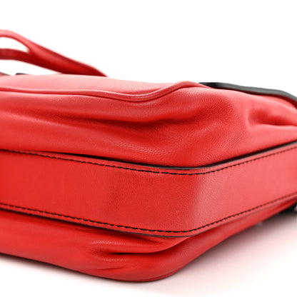 Bottega Veneta Nappa Intrecciato Small Double Pocket Flap Red 10 of 10