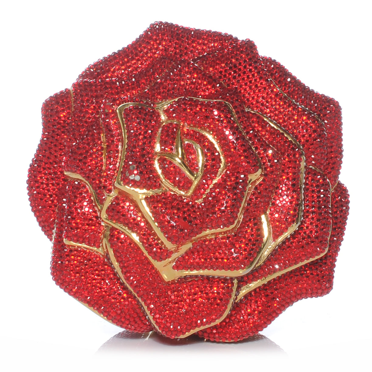 Crystal Rose Minaudiere Clutch