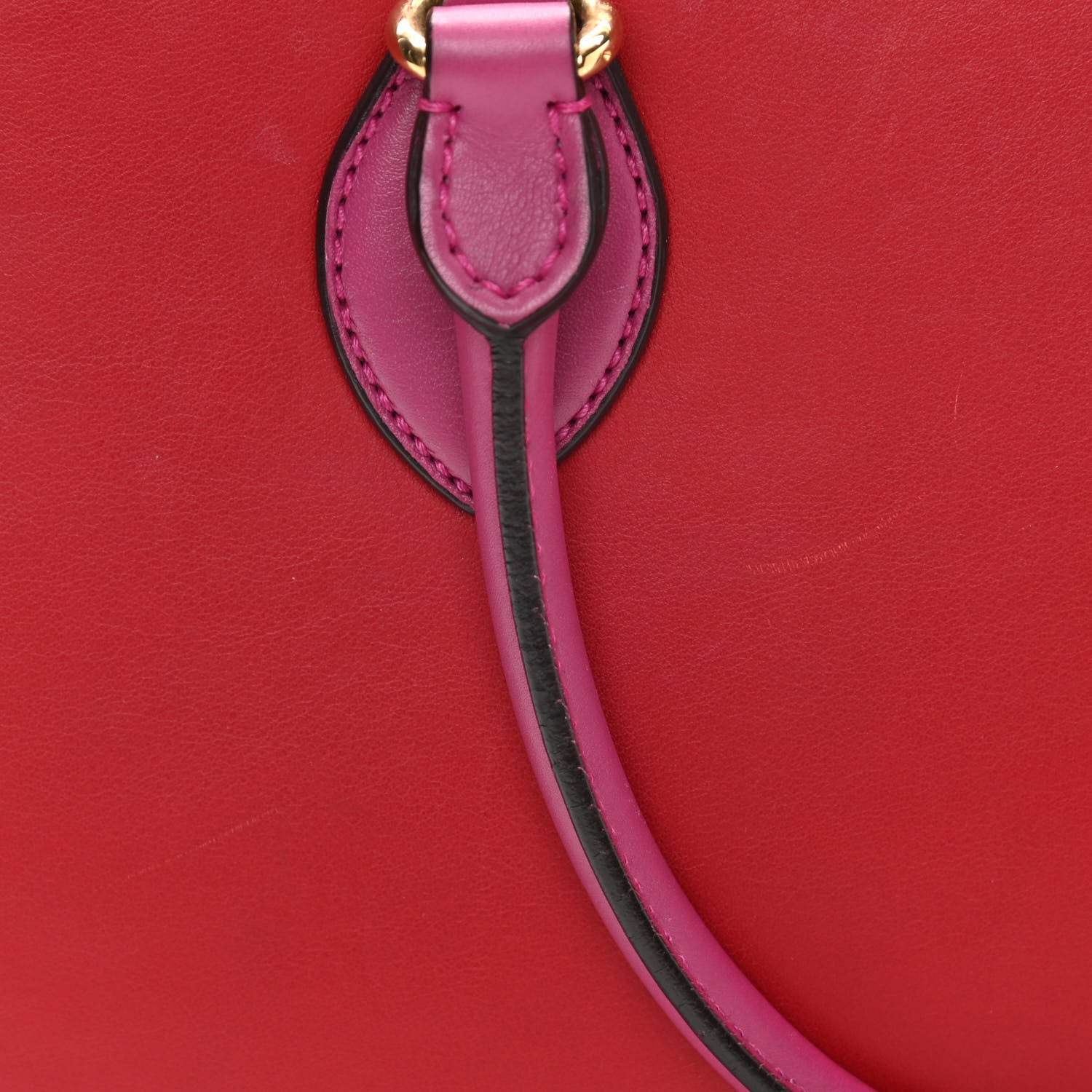 Gucci Calfskin Small Top Handle Bag Hibiscus Red New Rosette 18 of 23