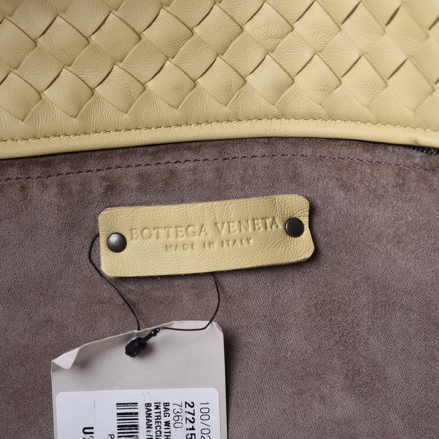 Nappa Intrecciato Large Seamless Tote Banane