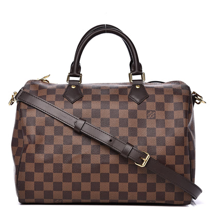 Louis Vuitton Damier Ebene Speedy Bandouliere 30 1 of 10