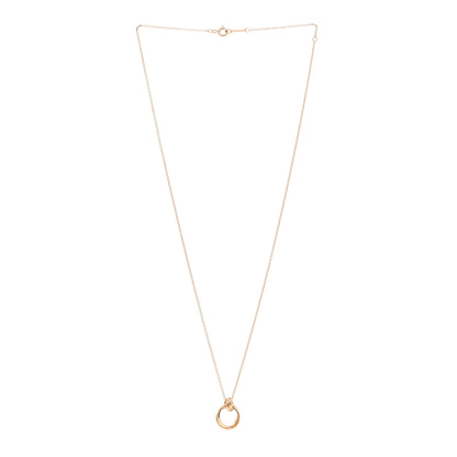 Tiffany 18K Rose Gold Paloma's Melody Mini Circle Pendant Necklace 3 of 5
