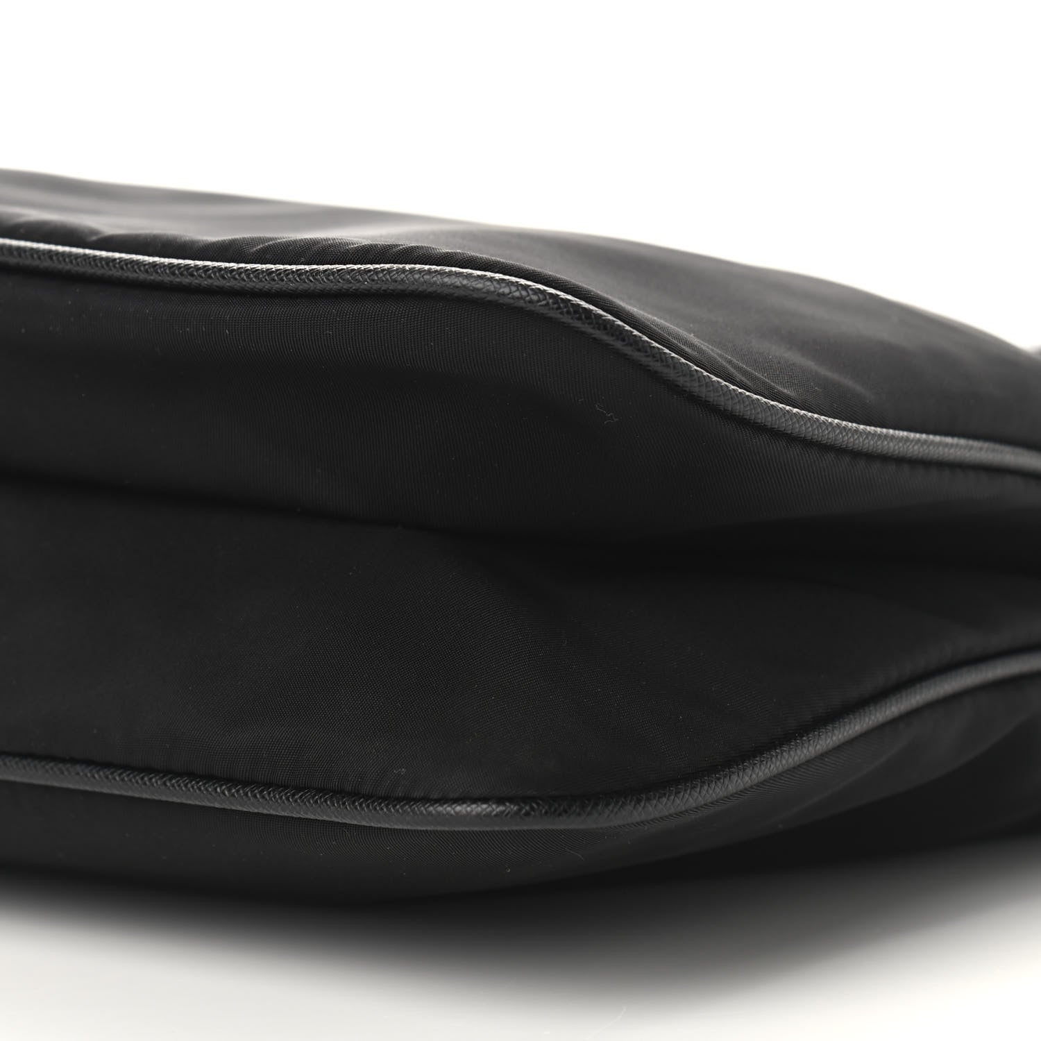 Prada Nylon Vela Flat Messenger Bag Black 9 of 9