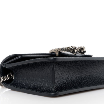 Gucci Jacquard Black Denim GG Monogram Super Mini Dionysus Shoulder Bag Black Ivory 8 of 10