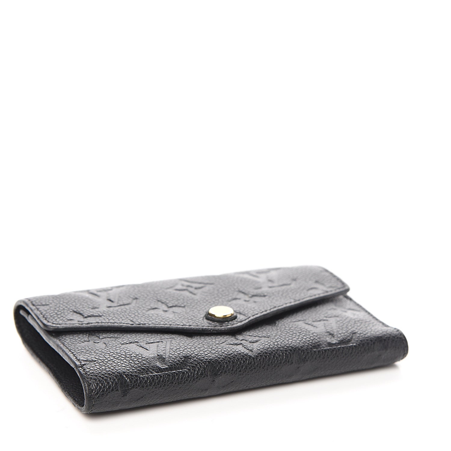 Louis Vuitton Empreinte Compact Curieuse Wallet Black 3 of 6
