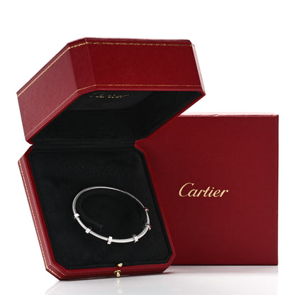 Cartier 18K White Gold Ecrou de Cartier Bracelet 19 4 of 4
