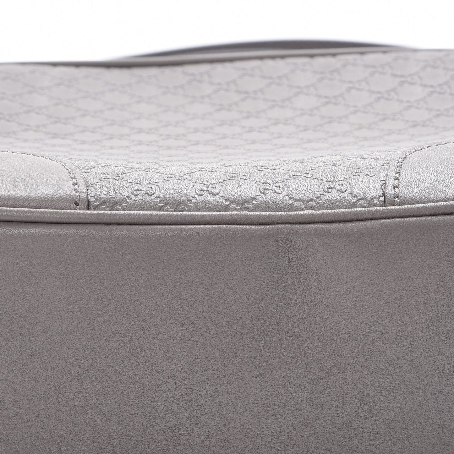 Microguccissima Mini Bree Messenger Bag Grey