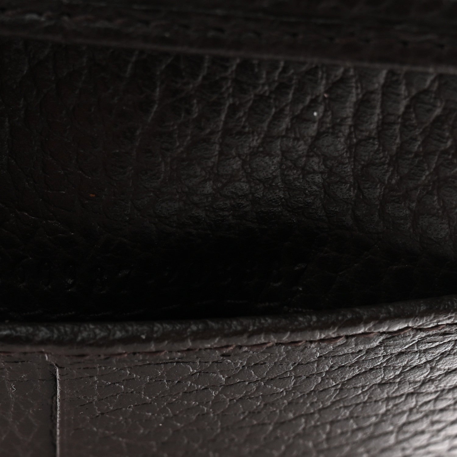 Gucci Mens Monogram Bi-Fold Wallet Dark Brown 7 of 8