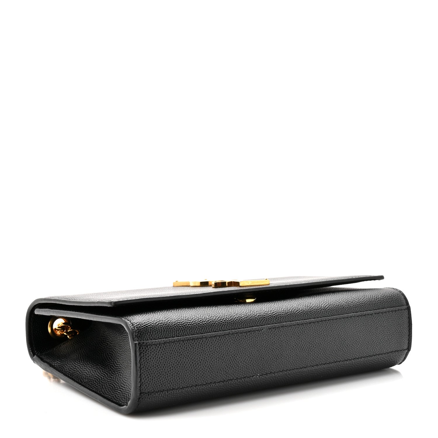 Saint Laurent Grain De Poudre Small Monogram Kate Satchel Black 4 of 10