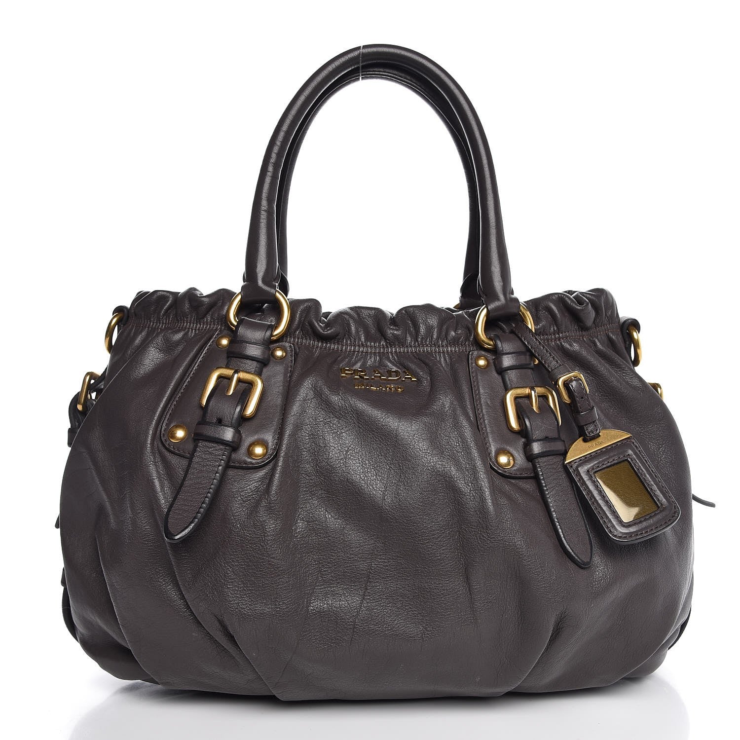 Prada Soft Calf Tote Bambu 1 of 8