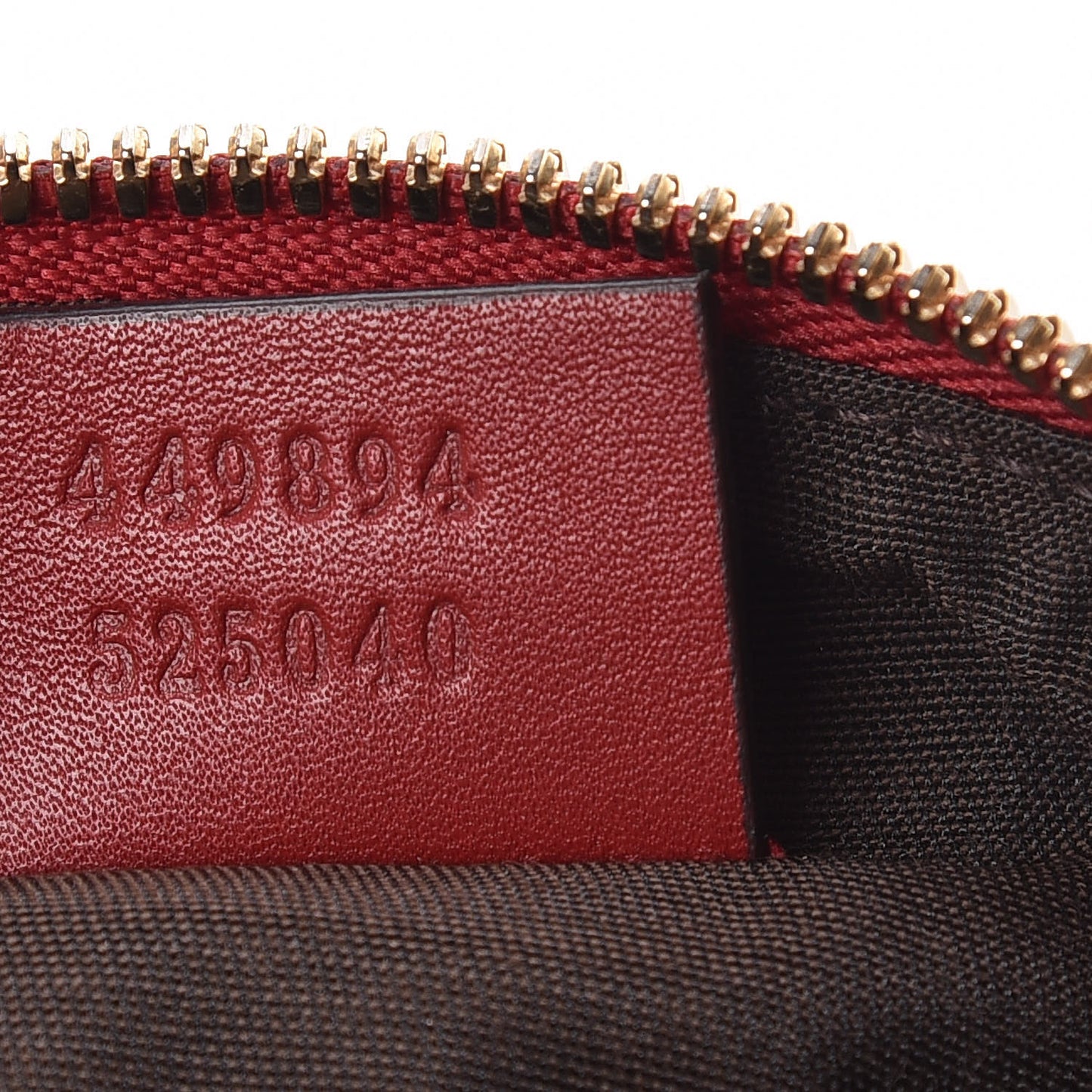 Microguccissima Small Cosmetic Case Red