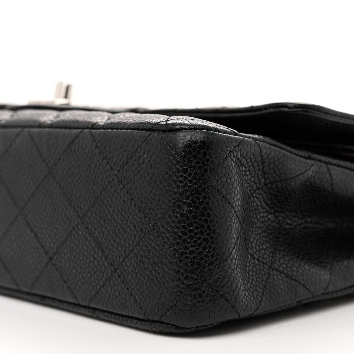 Chanel Caviar Quilted Medium Double Flap Black 10 of 16