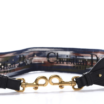 Christian Dior Canvas Embroidered Studded KaleiDiorscopic Shoulder Strap Multicolor 3 of 6
