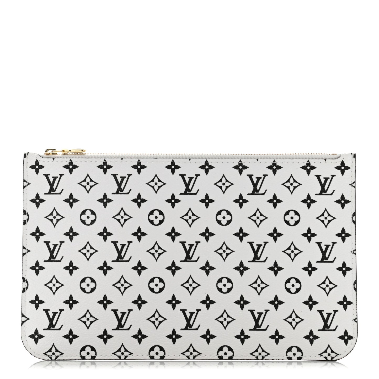 Monogram Giant Neverfull MM GM Pochette White