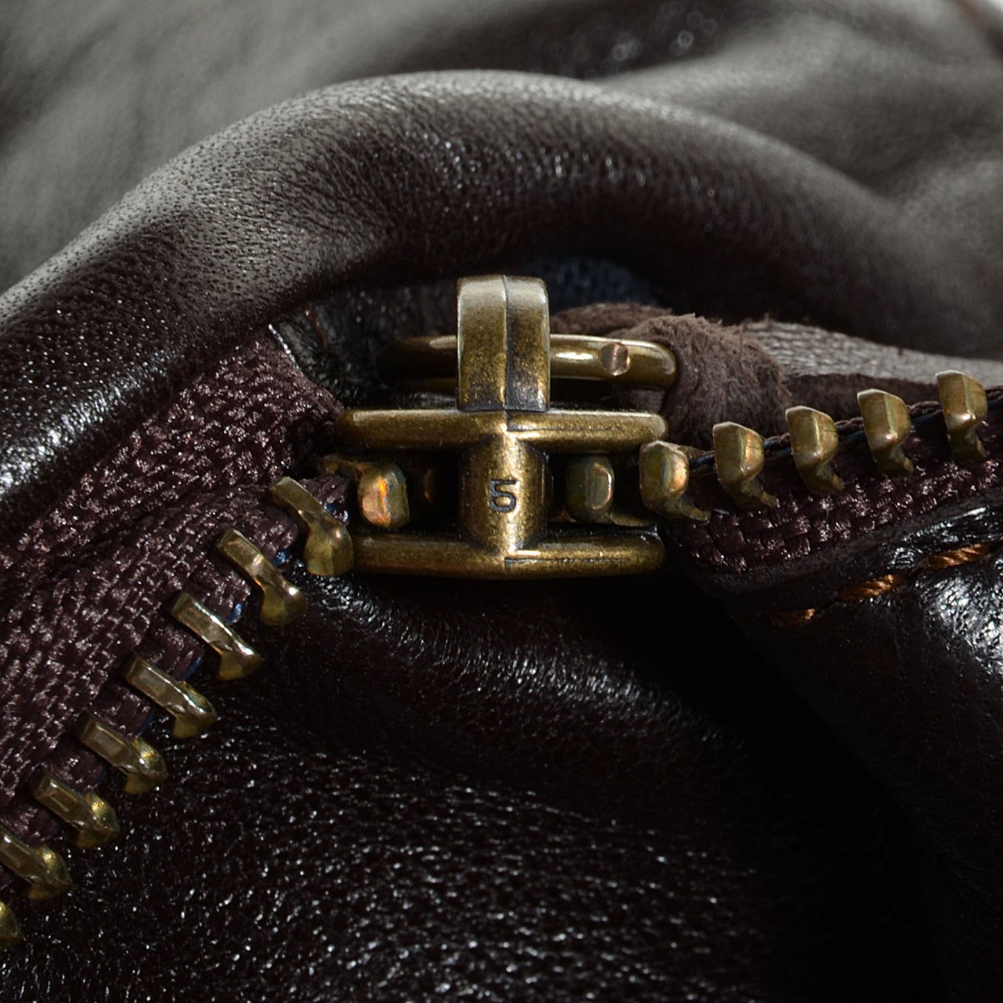 Chevre Flap Shoulder Bag Chocolate