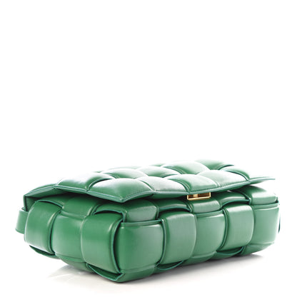 Bottega Veneta Nappa Maxi Intreccio Padded Cassette Crossbody Bag Racing Green 3 of 8