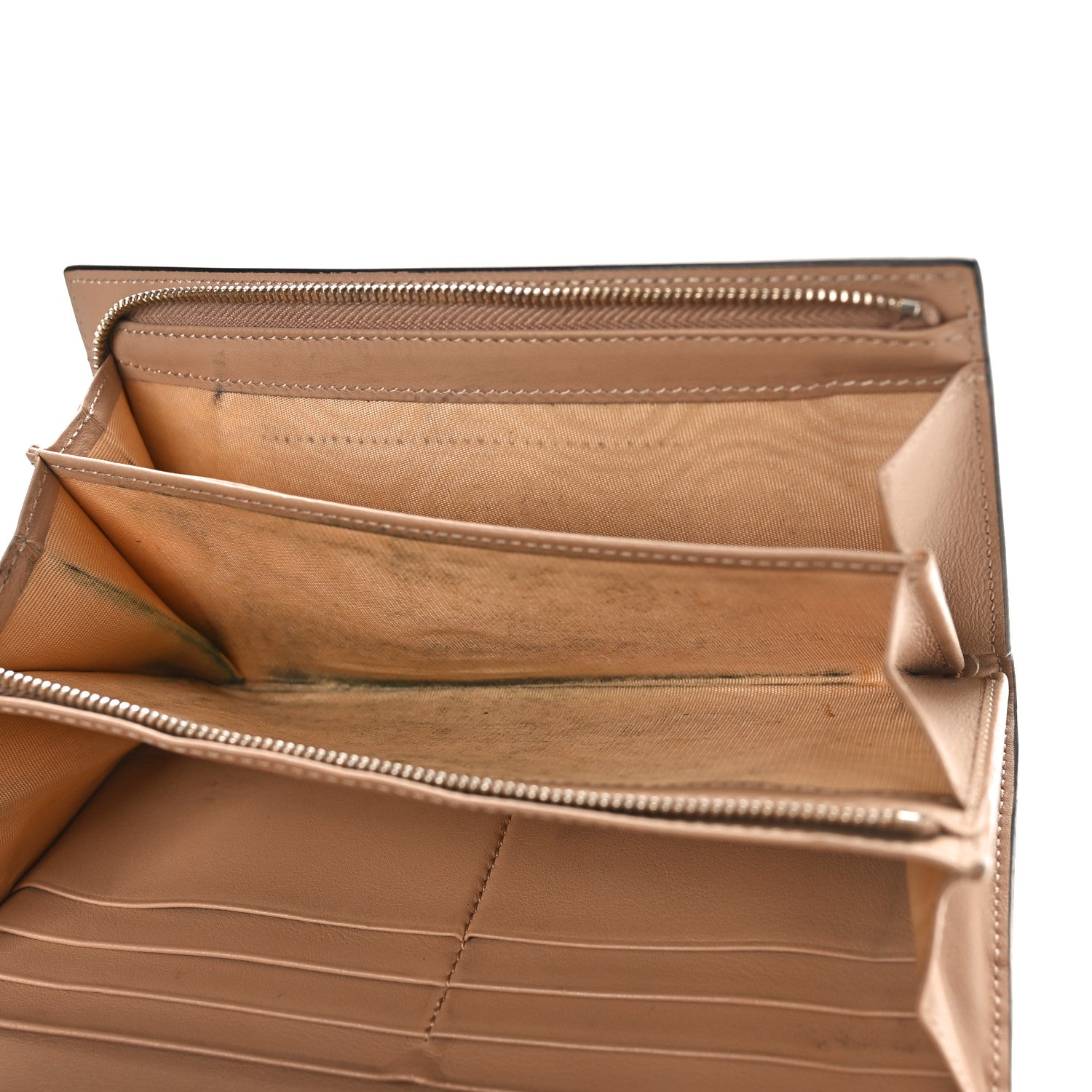 Valentino Garavani Calfskin Rockstud Wristlet Travel Wallet Soft Noisette 5 of 10