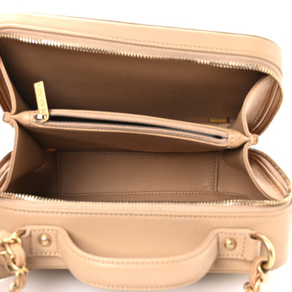 Chanel Caviar Quilted Medium CC Filigree Vanity Case Beige Beige 5 of 14