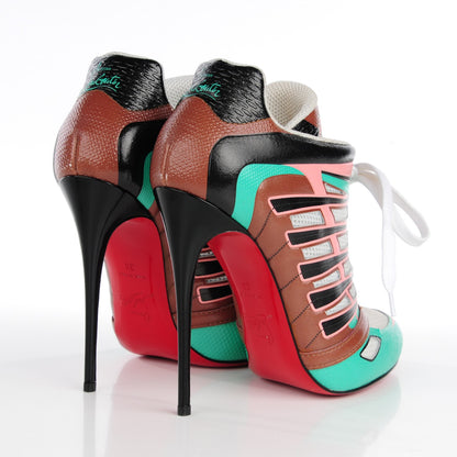 Christian Louboutin Kid Jazz Calfskin Boltina 120 Booties 38 Opaline Cuoio 4 of 7